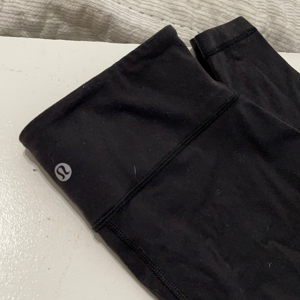 Lily lemon black long tights